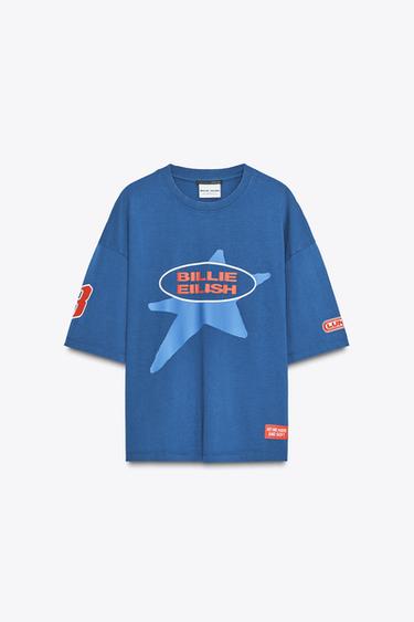 BILLIE EILISH BRAVADO™ T-SHIRT - Blue by Zara