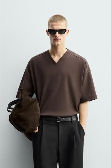 BOXY FIT SWEATSHIRT - Chocolate by Zara