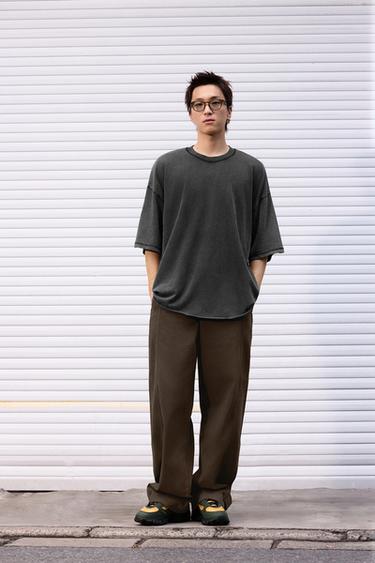 FADED RELAXED FIT SWEATSHIRT - Dark anthracite by Zara