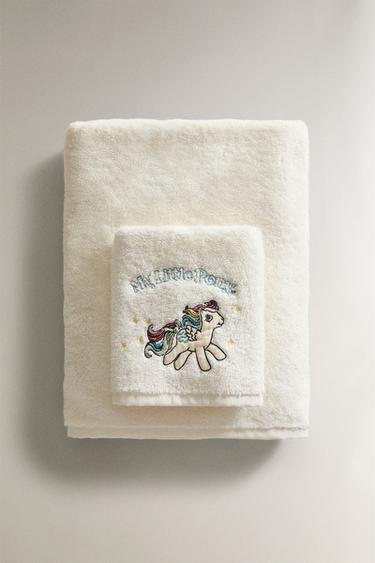 ©2026 HASBRO. MY LITTLE PONY TERRY TOWEL - Cream by Zara
