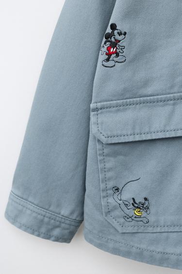 MICKEY MOUSE © DISNEY EMBROIDERED OVERSHIRT - Blue by Zara