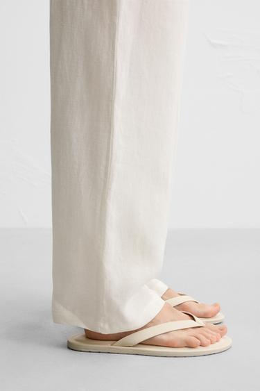 STRAPPY SANDALS - Ecru by Zara - Image 0
