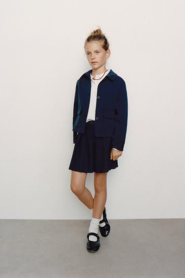 PIQUÉ POLO SHIRT WITH PETER PAN COLLAR - White by Zara
