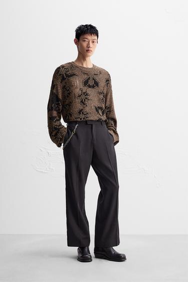 LIMITED EDITION SHINY OPENWORK SWEATER - Golden by Zara - Image 0