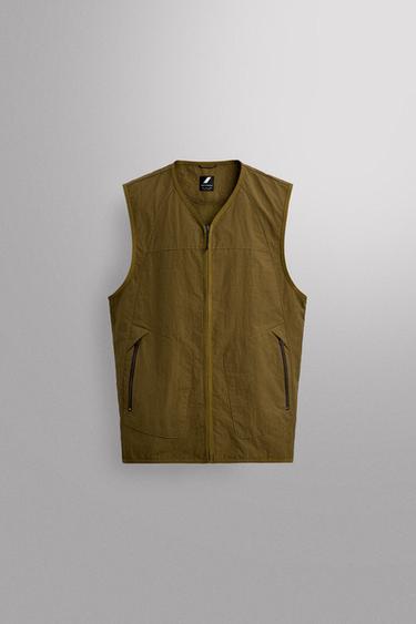 LIMITED EDITION TECHNICAL GILET - Khaki by Zara