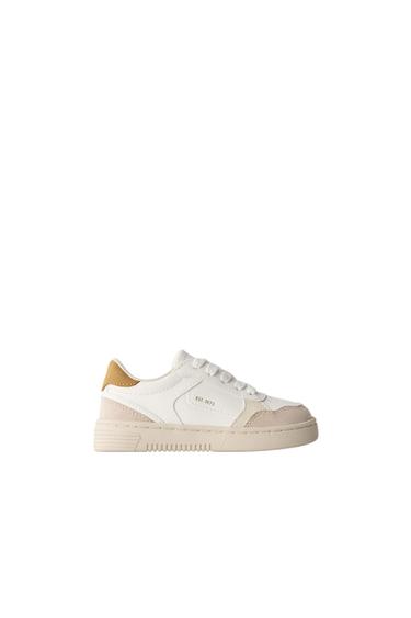 CONTRAST SNEAKERS - White by Zara