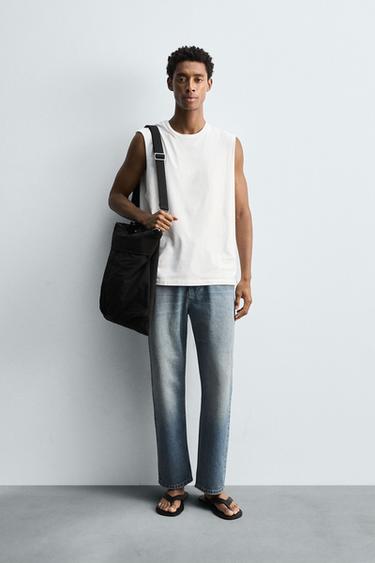 LIGHTWEIGHT TANK T-SHIRT - White by Zara