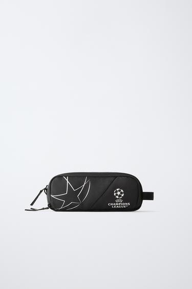 UEFA CHAMPIONS LEAGUE® GLOW-IN-THE-DARK TOILETRY BAG - Black by Zara