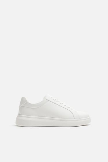 MONOCHROME CHUNKY TRAINERS - White by Zara