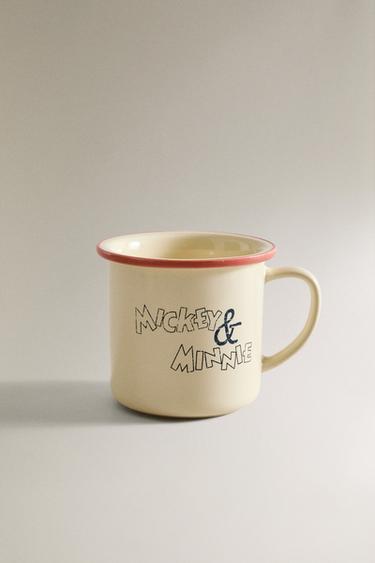 CHILDREN'S CERAMIC MICKEY & MINNIE MOUSE ©DISNEY MUG - Multicoloured by Zara