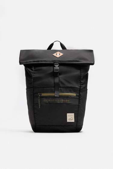 CONTRAST TECHNICAL BACKPACK - Black by Zara - Image 0
