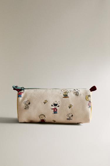 CHILDREN'S PEANUTS™ COTTON PENCIL CASE - Multicoloured by Zara - Image 0