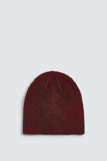 AARON LEVINE X ZARA WOOL BLEND BEANIE - Red by Zara