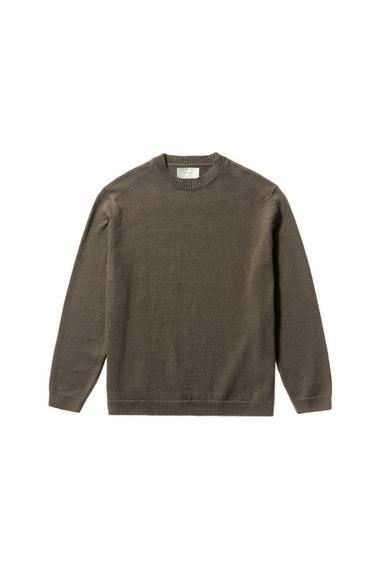 COTTON SWEATER - Earth by Zara