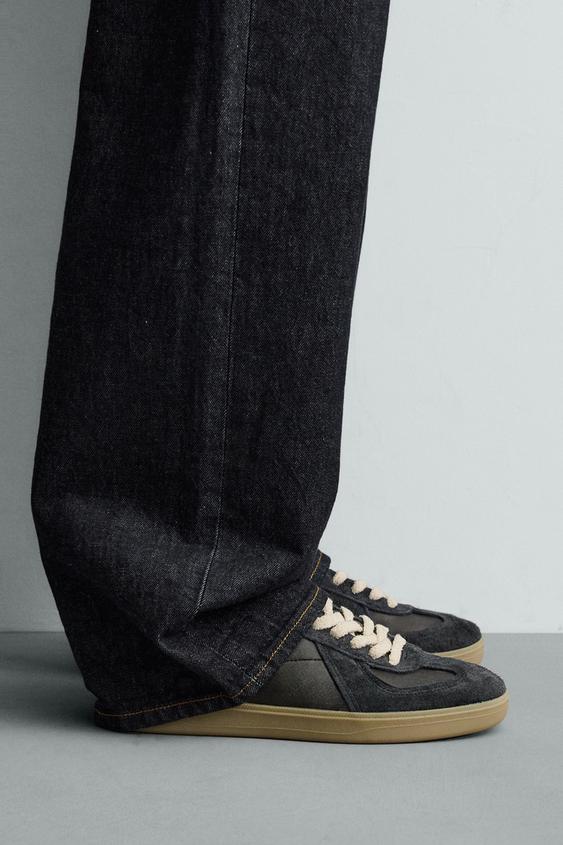 RETRO-STYLE TRAINERS - Black by Zara - Image 0