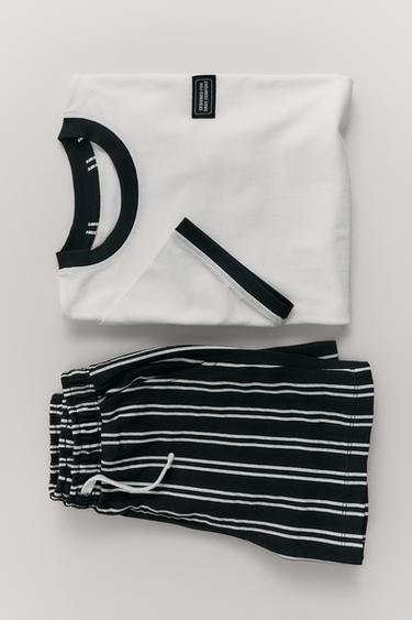 AGES 6-14/ STRIPED PYJAMAS - Black by Zara