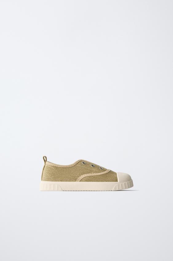 BASIC SNEAKERS - Light beige by Zara - Image 0