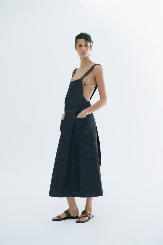 ZW COLLECTION DENIM DRESS - Blue by Zara - Image 0