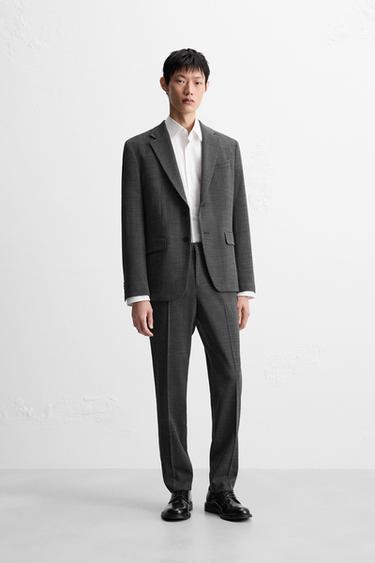 COMFORT SUIT BLAZER - Dark grey by Zara