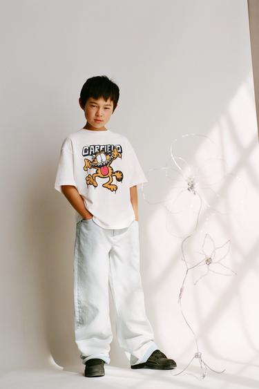 GARFIELD © PAWS INC PRINTED T-SHIRT - White by Zara