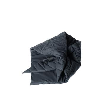 QUILTED TRIANGULAR BANDANA - Blue / Grey by Zara