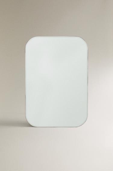 WALL MIRROR WITH ROUND FRAME - Matte silver by Zara - Image 0
