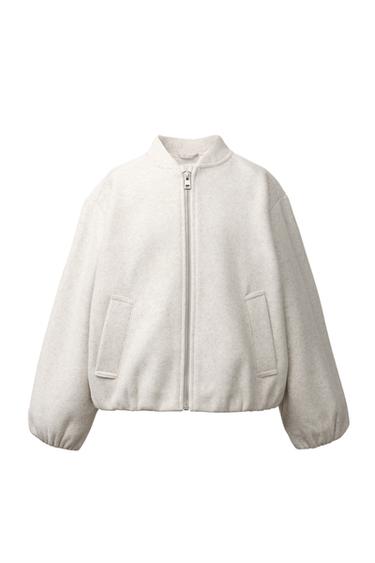 SOFT BOMBER JACKET - Light beige by Zara