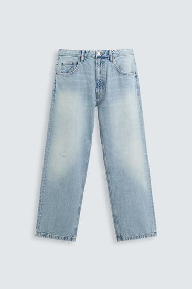 LOOSE FIT JEANS - Light blue by Zara