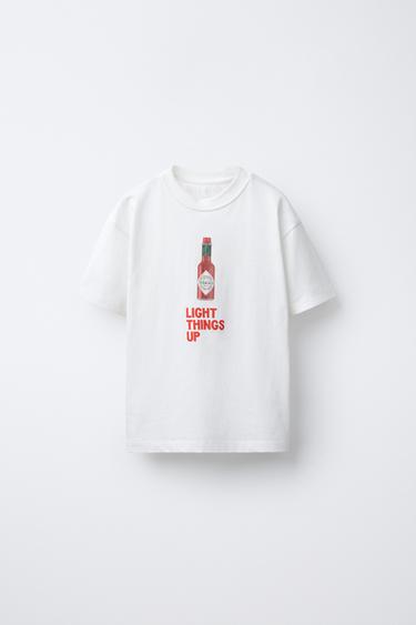 TABASCO ® PRINT T-SHIRT - White by Zara
