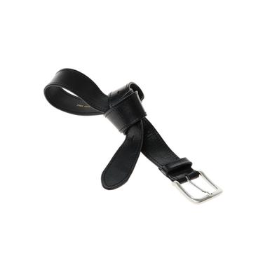 WIDE LEATHER BELT - Black by Zara