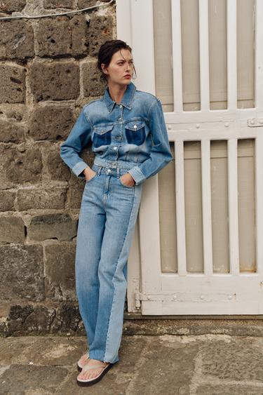 Z1975 BARREL JACKET AND JEANS SET -  by Zara