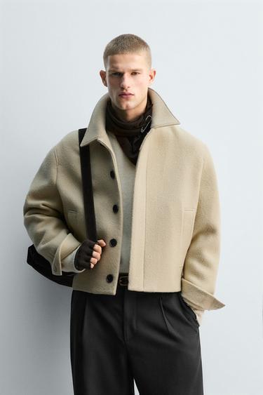 LIMITED EDITION WOOL BLEND JACKET - Ecru by Zara