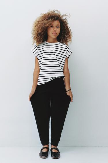 KNITTED JOGGER TROUSERS - Black by Zara