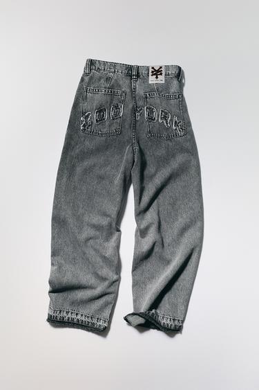 SKATER JEANS ZOO YORK® X ZARA - Mid-grey by Zara