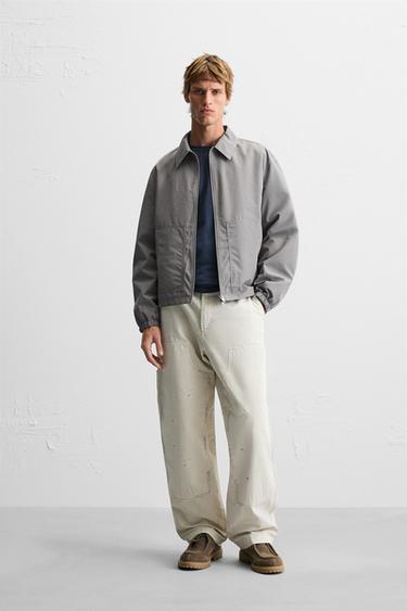 TECHNICAL JACKET - Light grey by Zara - Image 0