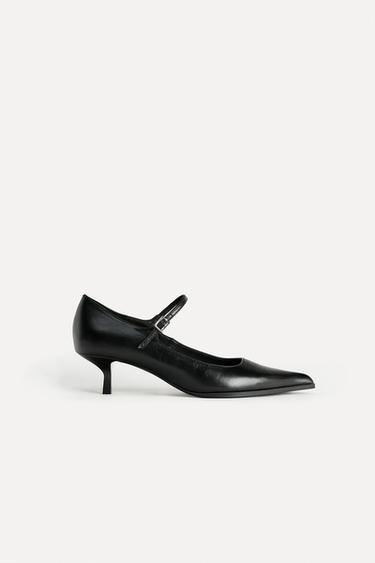LEATHER POINTED SHOES 50TH ANNIVERSARY - Black by Zara