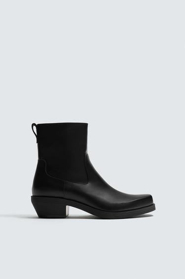 COWBOY BOOTS - Black by Zara