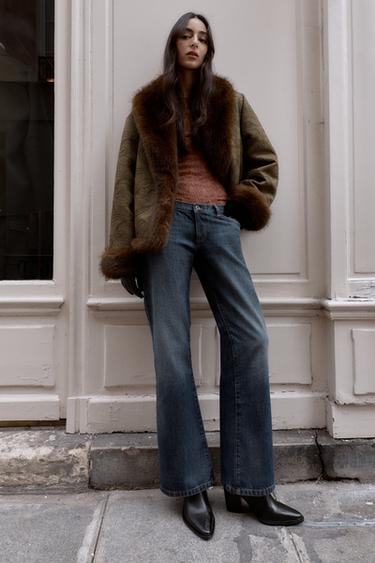 Z1975 LOW-RISE BOOTCUT JEANS - Blue by Zara