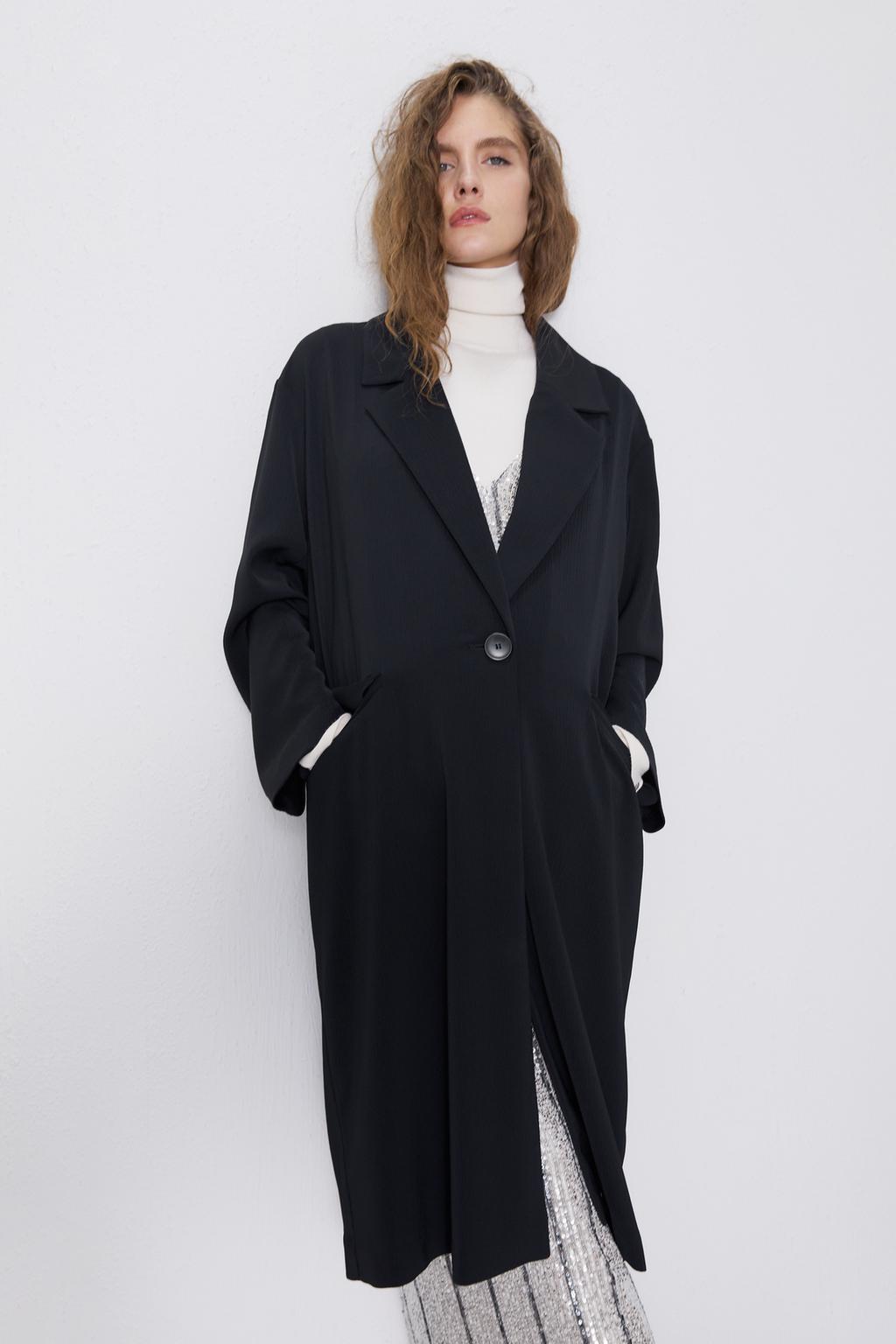 Long Flowing Coat Zara Mainland China