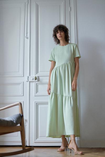 Image 1 of LONG FLOWING DRESS from Zara
