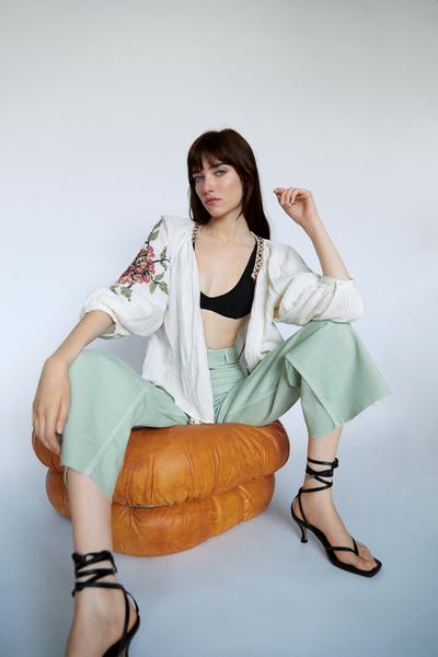 Image 1 of CARDIGAN WITH BEADED EMBROIDERY from Zara