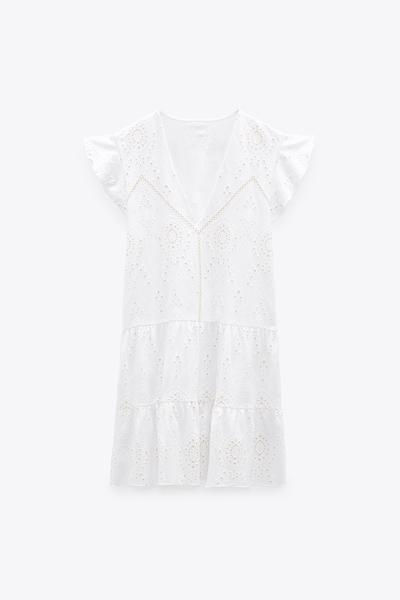 Image 1 of RUBBERISED MINI-DRESS from Zara