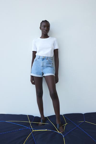 Image 1 of MOM FIT BERMUDA SHORTS TRF from Zara