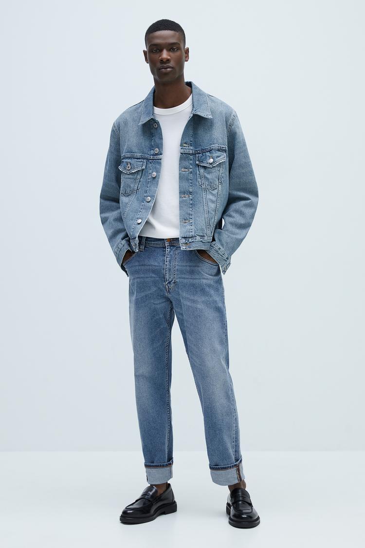 Boxy Fit Denim Jacket Zara Mainland China 中国大陆