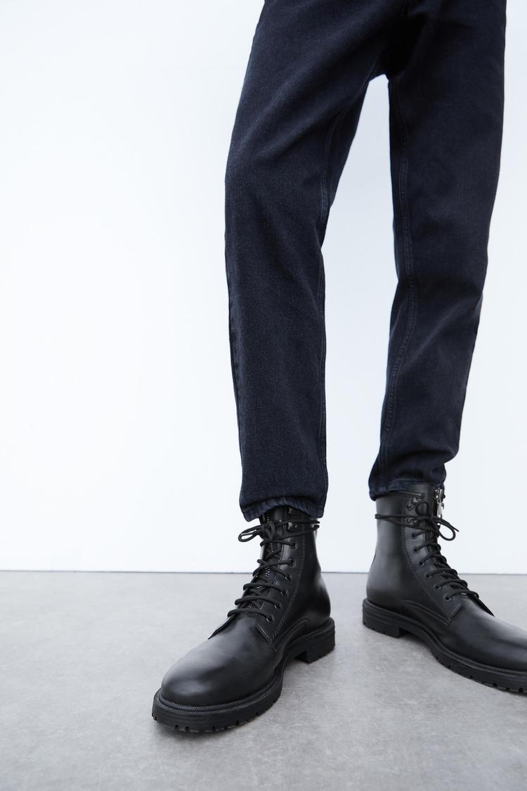 zara long black boots