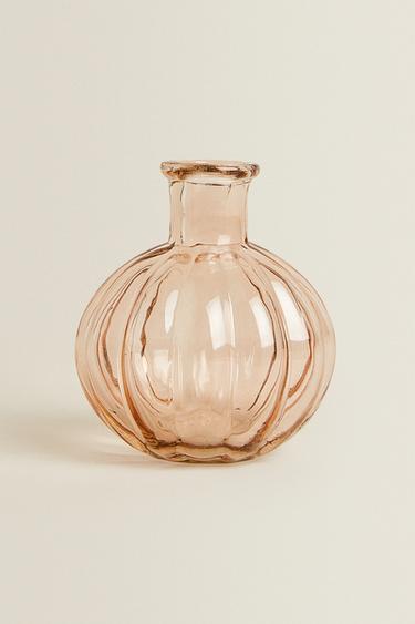 玻璃花瓶 粉红色 Zara 玻璃花瓶 粉红色 Zara