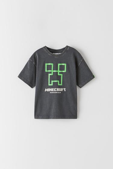 Minecraft C 印花t 恤 Zara